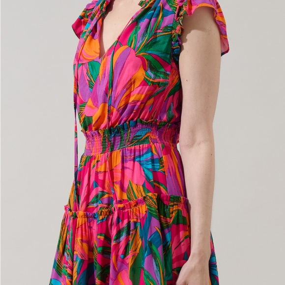 Sugarlips Multicolor Floral Mini Dress - Picture 4 of 5